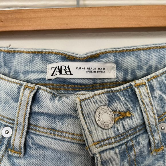 Zara Straight Fit Jeans 31 x 32 - Picture 2 of 4